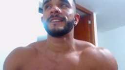 Latino Whallace Jerking His Cock