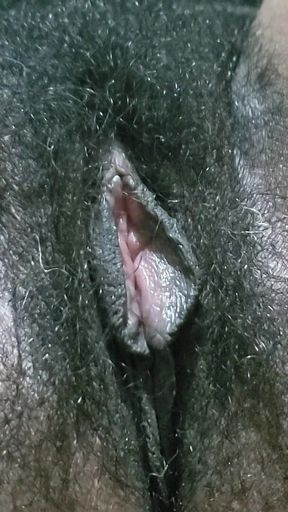 A Woman with Hairy Pussy in Her Secretary Outfit