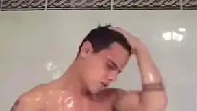 Three Brent In The Shower 1