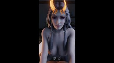 Miyoshino rides Nioh deep POV hentai tits dick fun