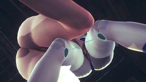 kara lesbian fun with demi - subverse & detroit: become human crossover hentai parody