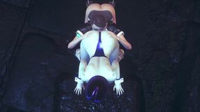 kara lesbian fun with demi - subverse & detroit: become human crossover hentai parody