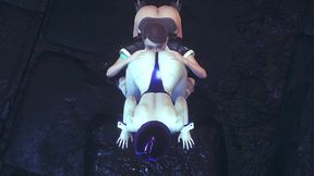 kara lesbian fun with demi - subverse & detroit: become human crossover hentai parody