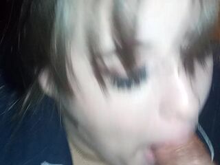 Hot Breasty Teen Sucking Large Weenie And Swallows Massive Load Of Cum