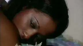 Black Boobies Drenched With Creamy Jism