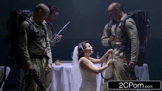 عروس شبح مثيرة تبحث عن bukkake من Ghostbusters