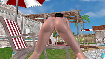 3D Animated Sex Videos: Beautiful Girl Masturbating with a Cucumber