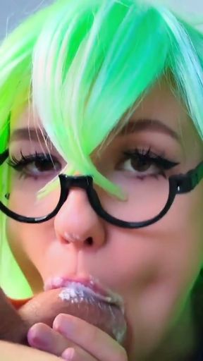 POV dessert for Sucrose, blowjob whipped cream, Genshin Impact   Clip 2