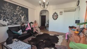 Goddess Samariel and Lexynoir - Sissy humiliation in lingerie