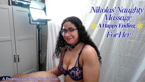 Nikolas' Naughty Massage: A Happy Ending For Her
