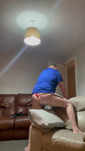 Middle Aged Gay Man Cross Dressing