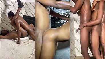 Black gay guys orgy