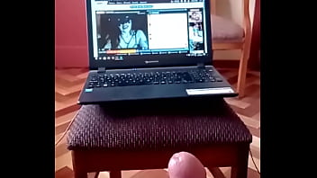 Cumshot viendo cam4