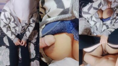 Fucking a beautiful hijab woman with big tits