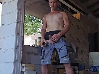 Horny on the construction site