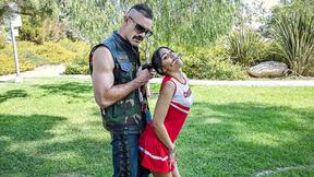 ”Petite hottie Jeni Angel loves to be dominated in sex”