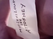 MissLexiLoup hot curvy ass female jerking off anal device orgasm