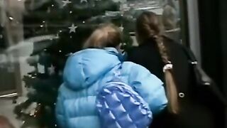 Lesbian Couple Sharing Passionate Lovemaking In Romantic Setting