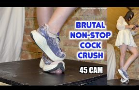 Rugged Salomon 10 Minutes Nonstop Crush - Cock Stuck to my Sole like a Piece of Gum & Tread Printed onto Flesh **45 CAM**