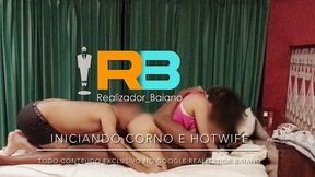 brazillian bull, corno manso convida realizador baiano pra ser presente de aniversario da esposa. hotwife provando do negao comedor ao lado do cuckold, esposa transando na frente do corno com n