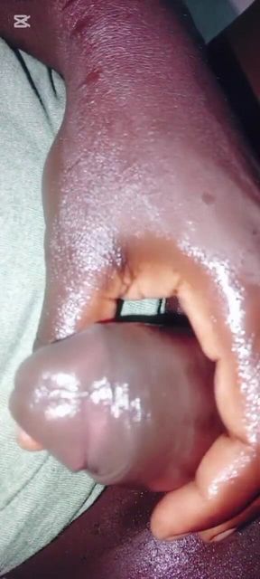 Watch the Darkest Blackest Hardest Dick Ever Getting Really Hard