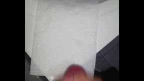 Latino jerks in shower (huge cumshot)