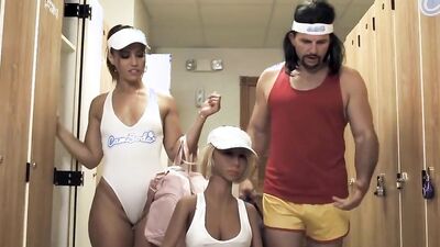 Watch J Mac, Kelsi Monroe, and Lina Paige's threesomes in Xxx Porn parody - Big Ass MILF, Big Natural