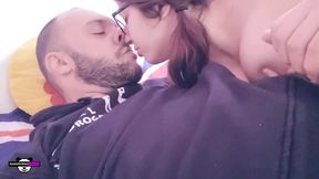Post-Oral&#x1F61C; She Cleans His Sweatshirt With Her Tongue
