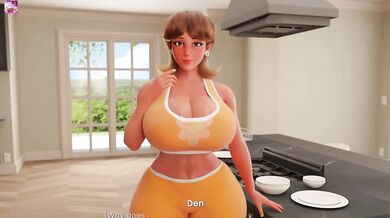 Sloppy wet titjob covered in sticky cum mansion days gameplay