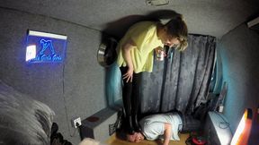 Head Crushing Boots Inside The Camper Van (4K)