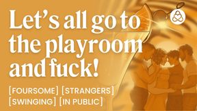 ASMR Audio Porn: First Time Couple Swapping at a Queer Swingers Resort - Foursome &amp; Strangers - Erotic Audio Roleplay for Women