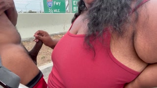 Freeway Blowjob And Cum Swallow Pt1