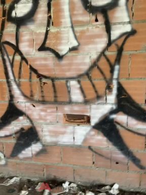 Amateur Boy Caught Bare Ass in Abandoned Building