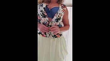Deep anal dildo masturbation