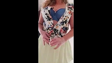 Deep anal dildo masturbation