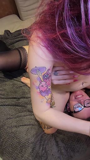 My Boyfriend Fucks Our Pussy in Turn While We Lick Each Other