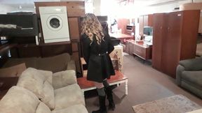 Messing around in a charity shop