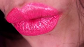 Pink glossy shiny lipnosis JOI