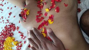 Tamil New Married Couples Honeymoon Celebration in Private Hotel
