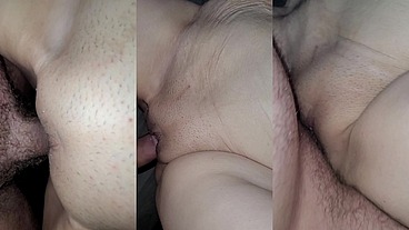 My friend fucks me and cum inside my pussy. Mijn vriend neukt me en komt in mijn poesje.