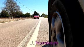 jean pallett disfrutando en su carro las hermosas nalgas de shany sky
