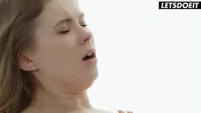 horny Latvian cowgirl ride with Ricky Rascal