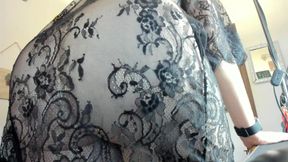 Sexy Farts While Wearing a Black Lace Outfit Smell Them All!