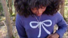 cruising for girlcock in the woods pov