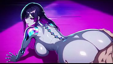 Android Girls Fuck While Their Universe Glitches