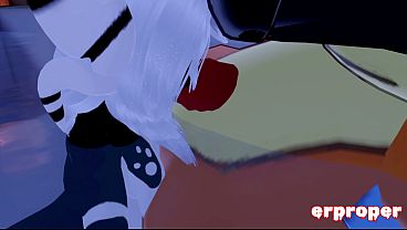 Erpleasure VRChat: Horny Beizel in vr Gets His Cock Sucked &amp_ Ridden by a Panda Girl