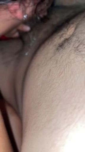 Latina girl gives perfect Sloppy blowjob