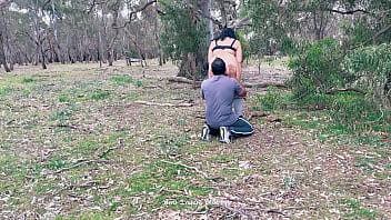 Hot Indian Wife with Neighbour Uncle - Desi Milf Outdoor Love Making - Big Ass Licking - Boobs Press