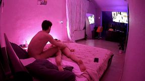 Kamila and Danildo cuddling in bed