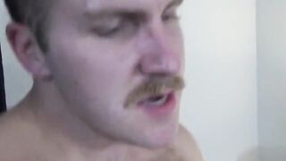 FTM Transman's Ass-Fuck with Dildo & Pussy Play - Solo Male Crossdresser